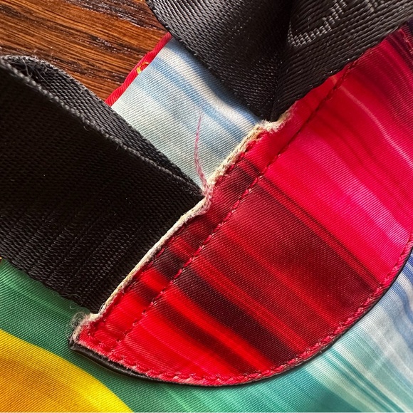 Betsy Johnson rainbow quilted backpack - Picture 10 of 17